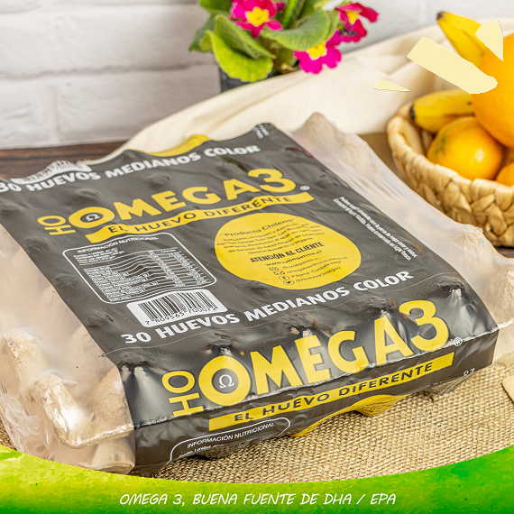 Huevo Omega 3 Grande 6 unidades